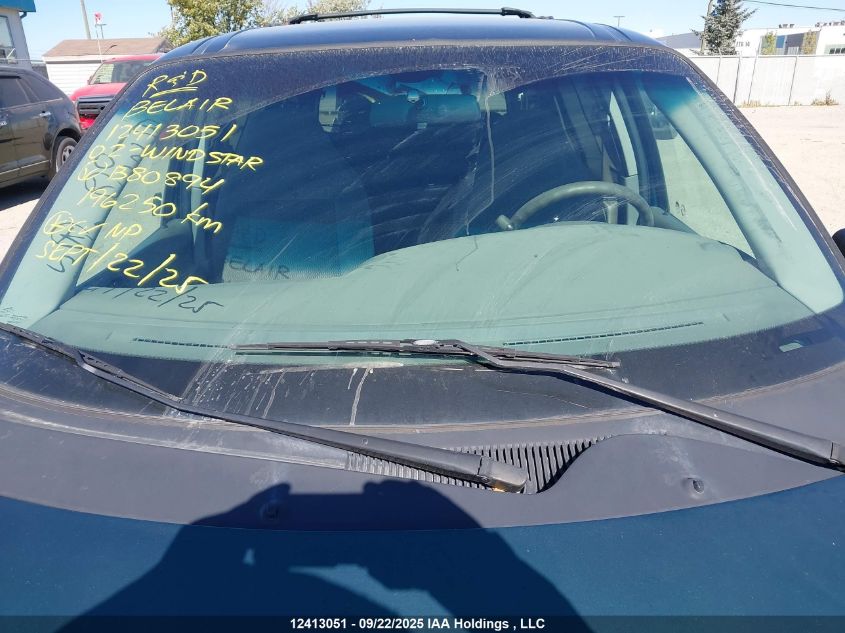 2002 Ford Windstar Lx VIN: 2FMZA55472BB80894 Lot: 12413051