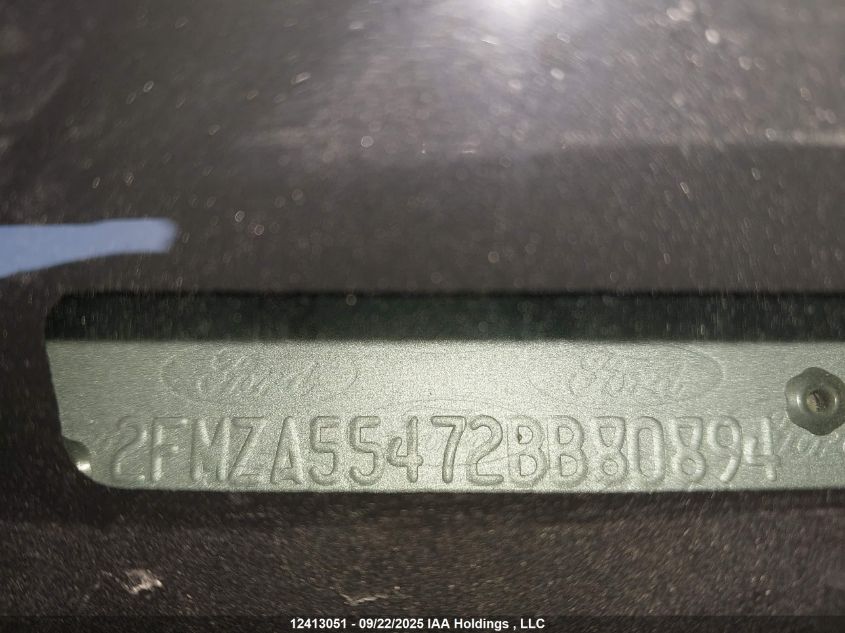 2002 Ford Windstar Lx VIN: 2FMZA55472BB80894 Lot: 12413051