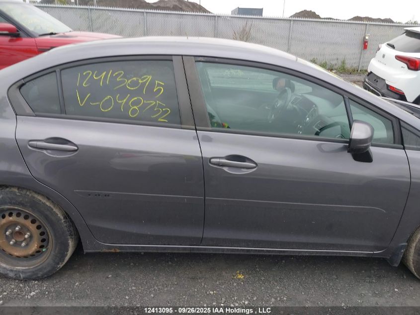 2015 Honda Civic VIN: 2HGFB2F4XFH048752 Lot: 12413095