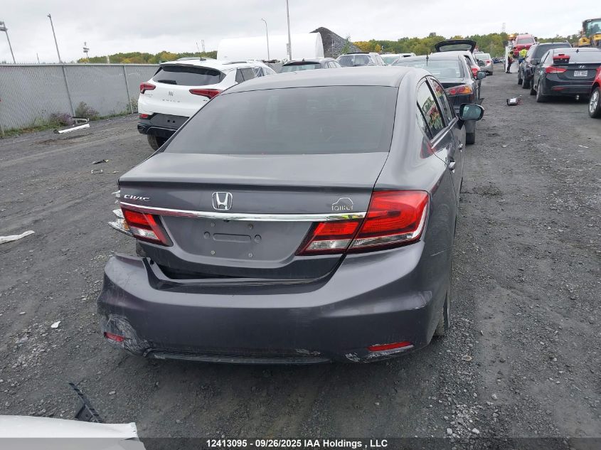 2015 Honda Civic VIN: 2HGFB2F4XFH048752 Lot: 12413095