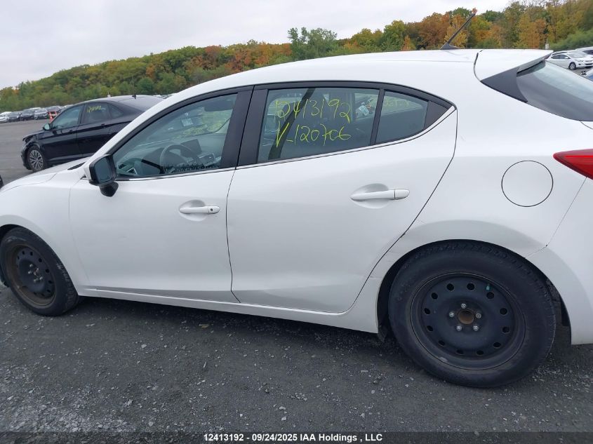 2017 Mazda 3 Touring VIN: JM1BN1L74H1120706 Lot: 12413192