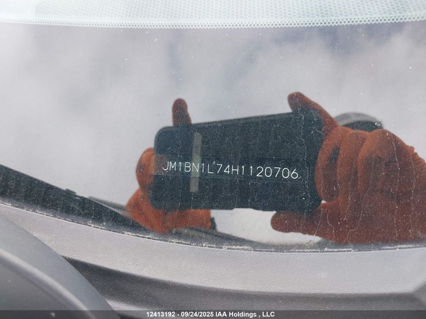 2017 Mazda 3 Touring VIN: JM1BN1L74H1120706 Lot: 12413192