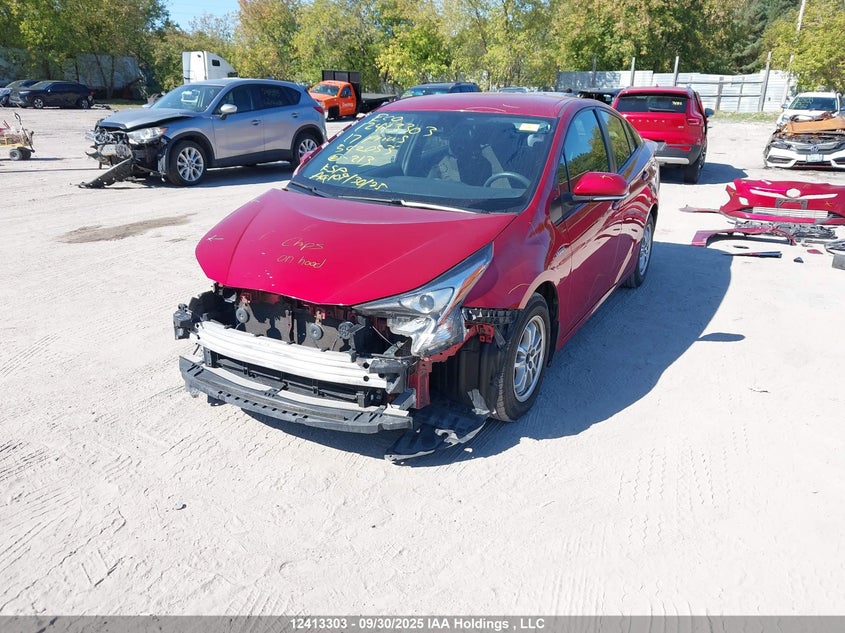 Vin: jtdkbrfu6h3542053, lot: 2793043, toyota prius technology/touring 20172