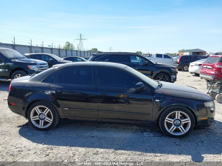 2007 Audi A4 2/Turbo VIN: WAUAF78E17A196396 Lot: 12413420