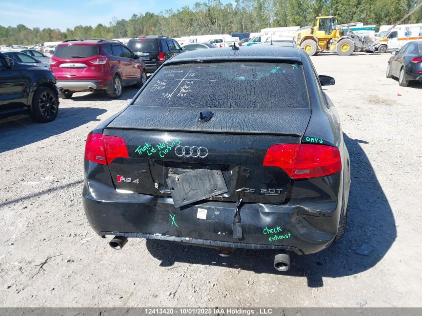 2007 Audi A4 2/Turbo VIN: WAUAF78E17A196396 Lot: 12413420