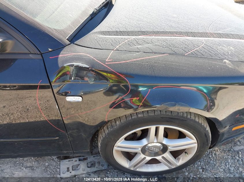 2007 Audi A4 2/Turbo VIN: WAUAF78E17A196396 Lot: 12413420