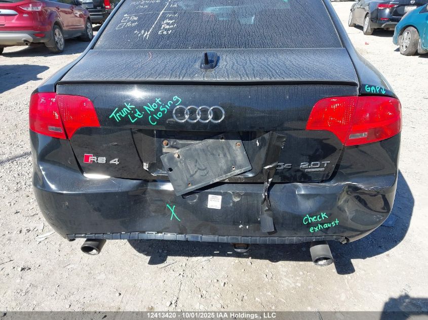 2007 Audi A4 2/Turbo VIN: WAUAF78E17A196396 Lot: 12413420