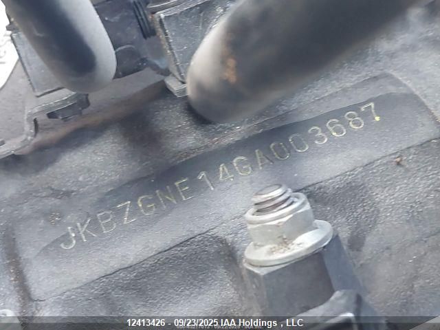 2016 Kawasaki Zg1400 E VIN: JKBZGNE14GA003687 Lot: 12413426