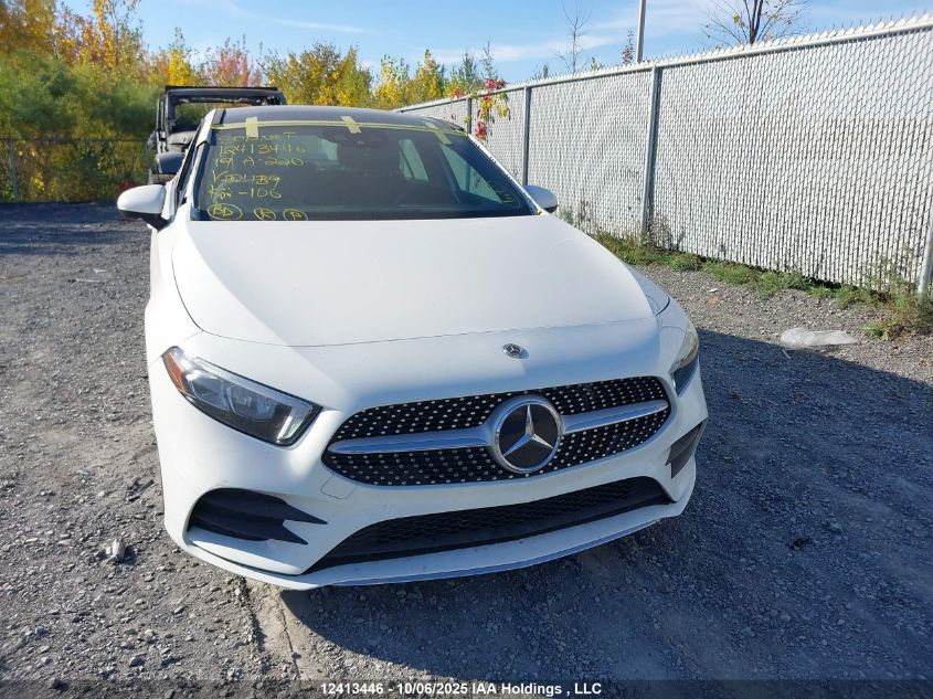 2019 Mercedes-Benz A 220 4Matic VIN: WDD3G4FB3KW001139 Lot: 12413446