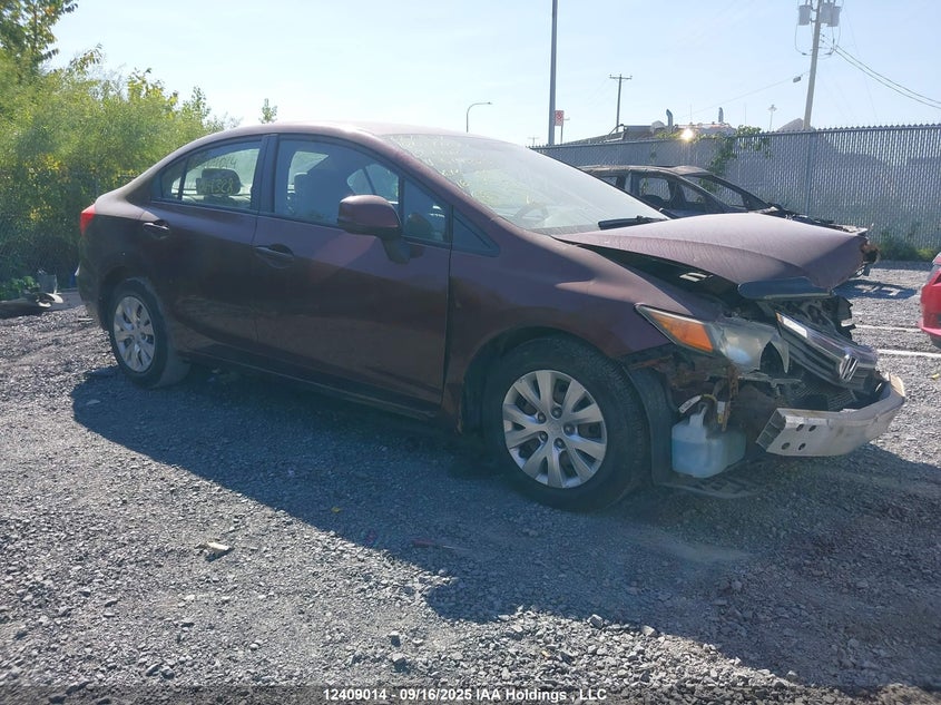 2HGFB2E4XCH019328 2012 Honda Civic Lx auction photo 1