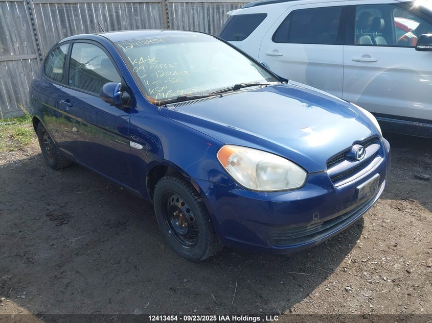 KMHCN35C49U120419 2009 Hyundai Accent Gl/Gl Sport/L auction photo 1