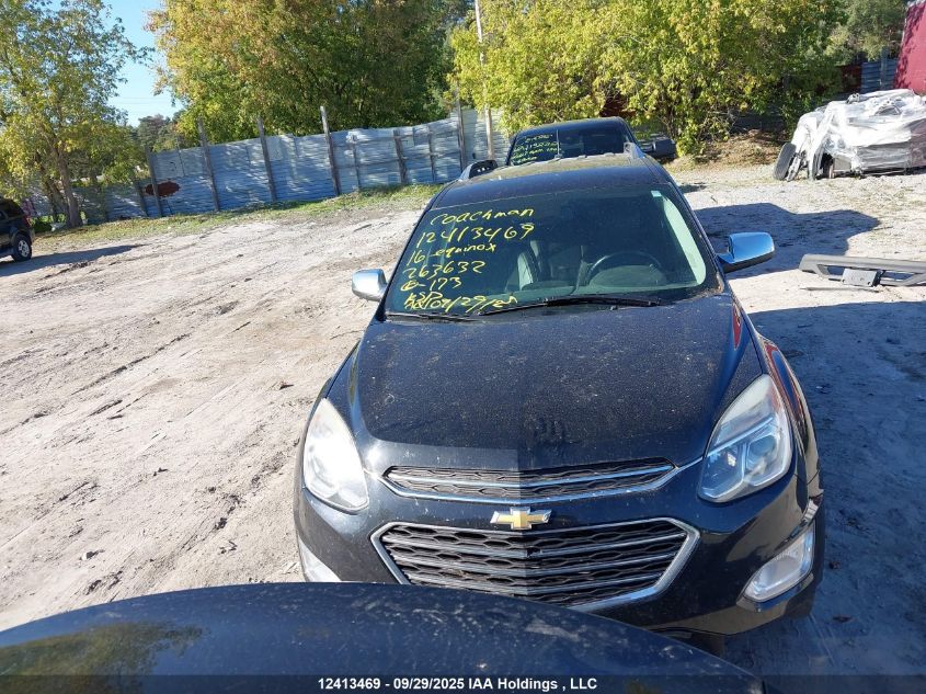 2016 Chevrolet Equinox Ltz VIN: 2GNFLGE34G6263632 Lot: 12413469