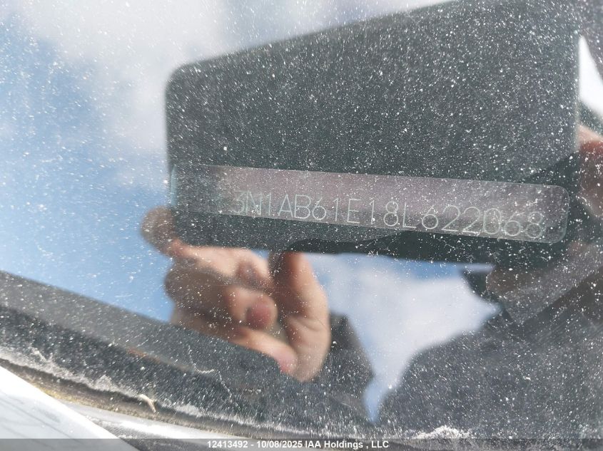 2008 Nissan Sentra 2.0 VIN: 3N1AB61E18L622068 Lot: 12413492