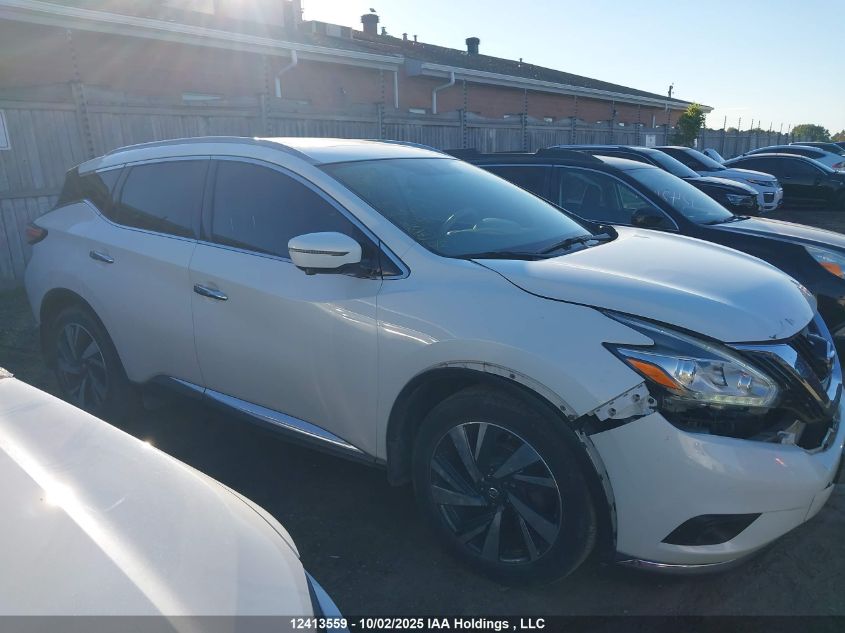 2018 Nissan Murano S/Sl/Sv/Platinum VIN: 5N1AZ2MH5JN116087 Lot: 12413559
