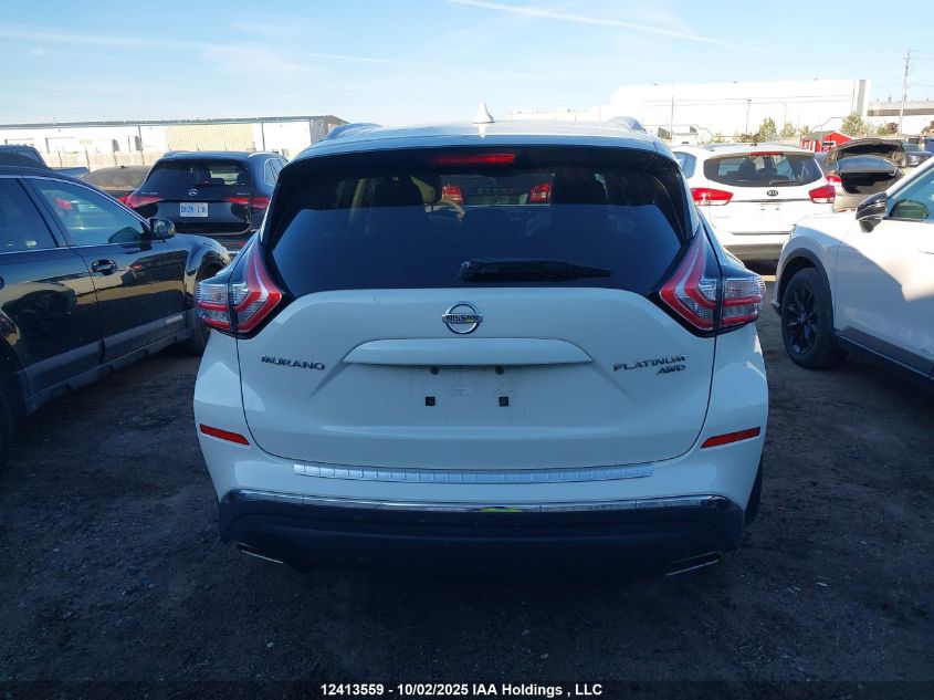 2018 Nissan Murano S/Sl/Sv/Platinum VIN: 5N1AZ2MH5JN116087 Lot: 12413559