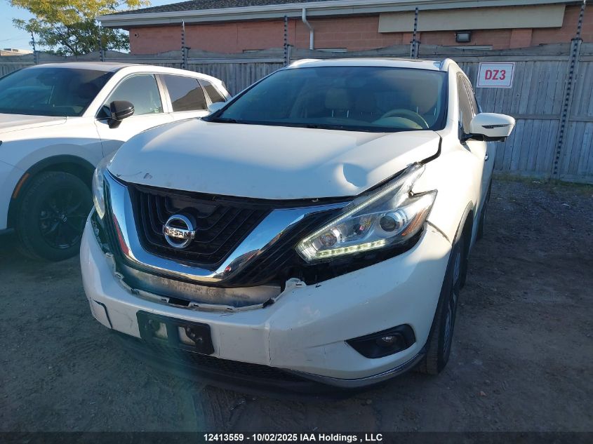 2018 Nissan Murano S/Sl/Sv/Platinum VIN: 5N1AZ2MH5JN116087 Lot: 12413559