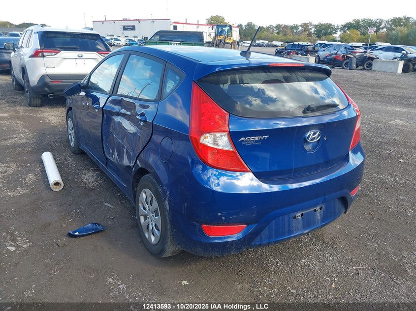 2016 Hyundai Accent Se VIN: KMHCT5AE4GU282072 Lot: 12413593