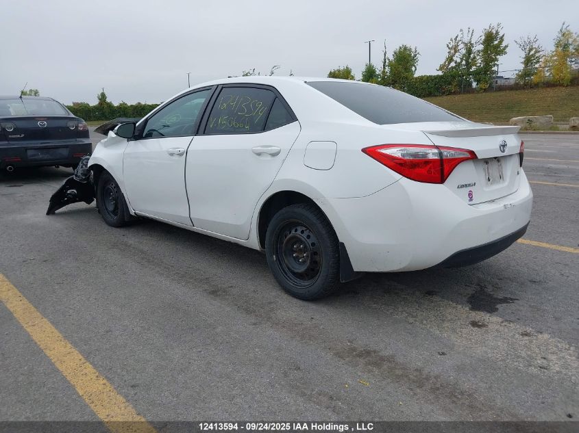 2014 Toyota Corolla L/Le/Le Pls/Prm/S/S Pls VIN: 2T1BURHEXEC150664 Lot: 12413594
