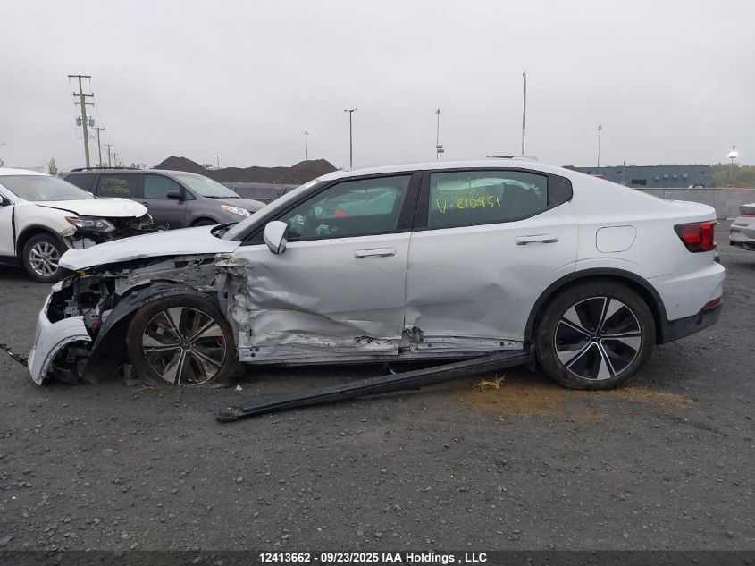 2024 Polestar 2 Long Range Dual Motor/Long Range Dual Motor Plus VIN: YSMFD3KA8RL210951 Lot: 12413662
