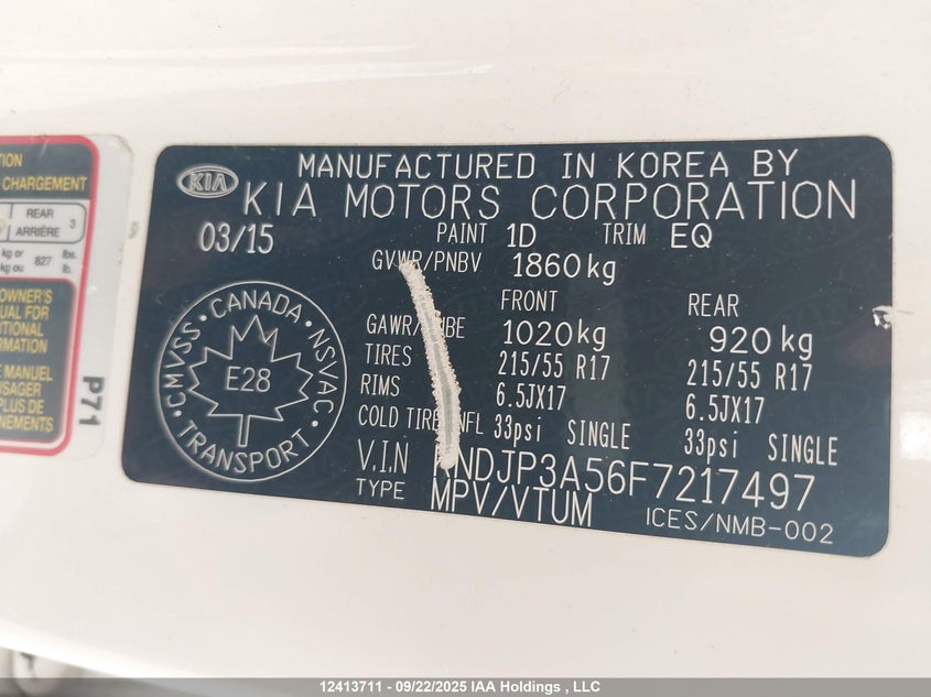 KNDJP3A56F7217497 2015 KIA SOUL photo no. 9