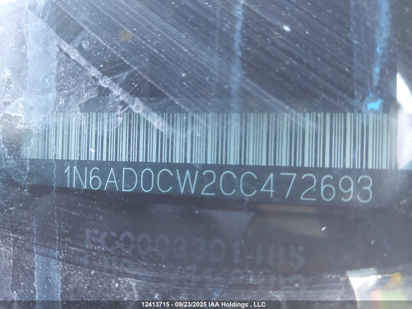 1N6AD0CW2CC472693 2012 NISSAN NAVARA (FRONTIER) photo no. 20