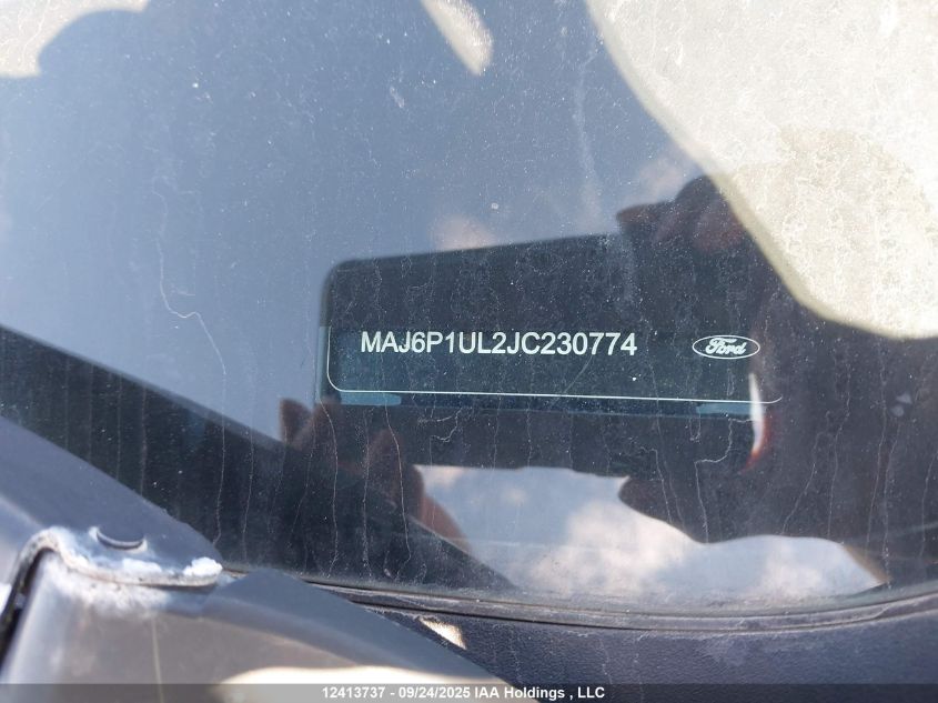 2018 Ford Ecosport Se VIN: MAJ6P1UL2JC230774 Lot: 12413737