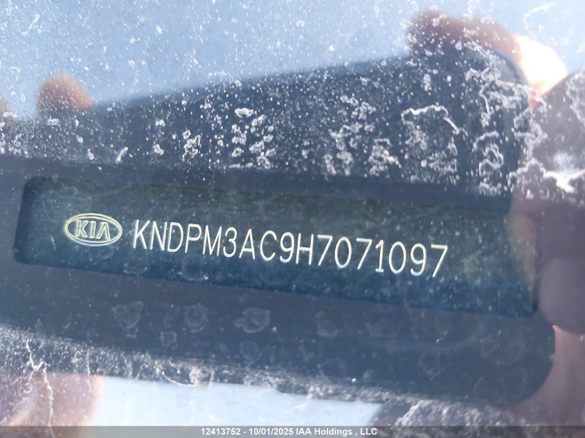 2017 Kia Sportage Lx VIN: KNDPM3AC9H7071097 Lot: 12413752