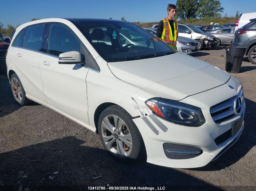 2018 Mercedes-Benz B 250 4Matic Sports Tourer VIN: WDDMH4GB1JJ460925 Lot: 12413780