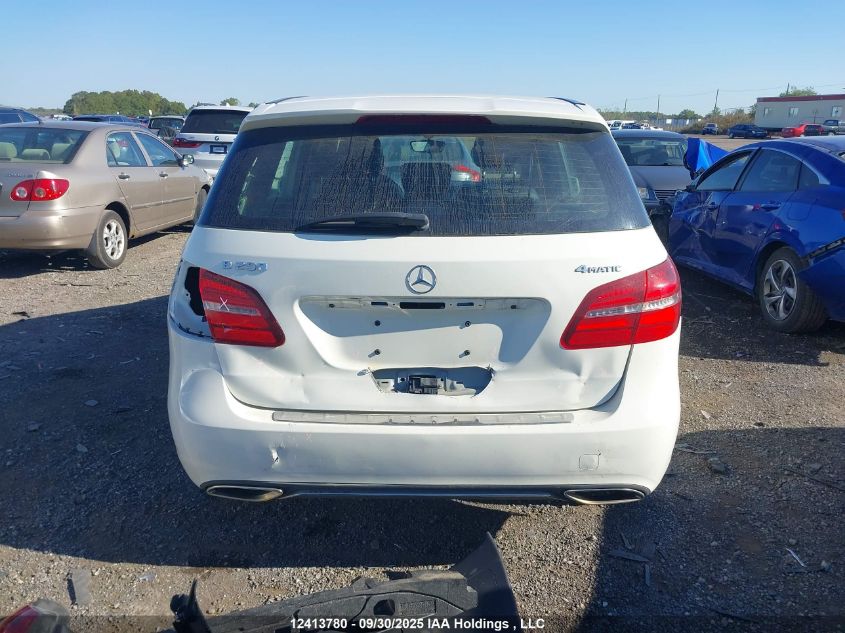 2018 Mercedes-Benz B 250 4Matic Sports Tourer VIN: WDDMH4GB1JJ460925 Lot: 12413780