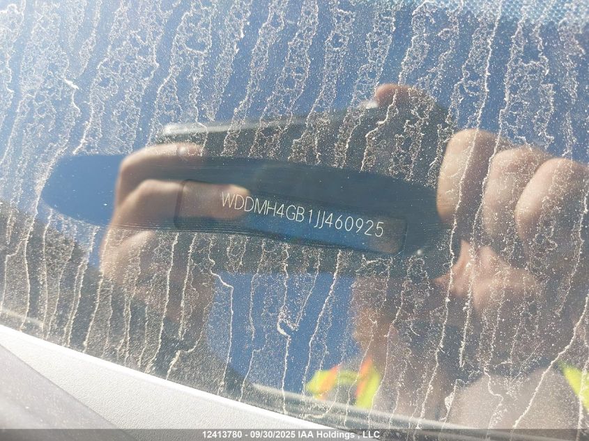 2018 Mercedes-Benz B 250 4Matic Sports Tourer VIN: WDDMH4GB1JJ460925 Lot: 12413780