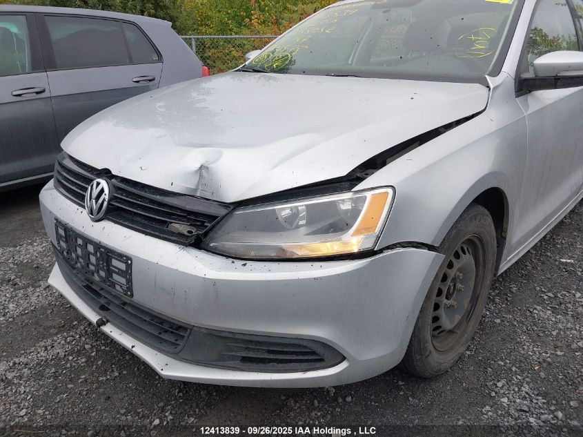 2014 Volkswagen Jetta S VIN: 3VW2K7AJ3EM255052 Lot: 12413839