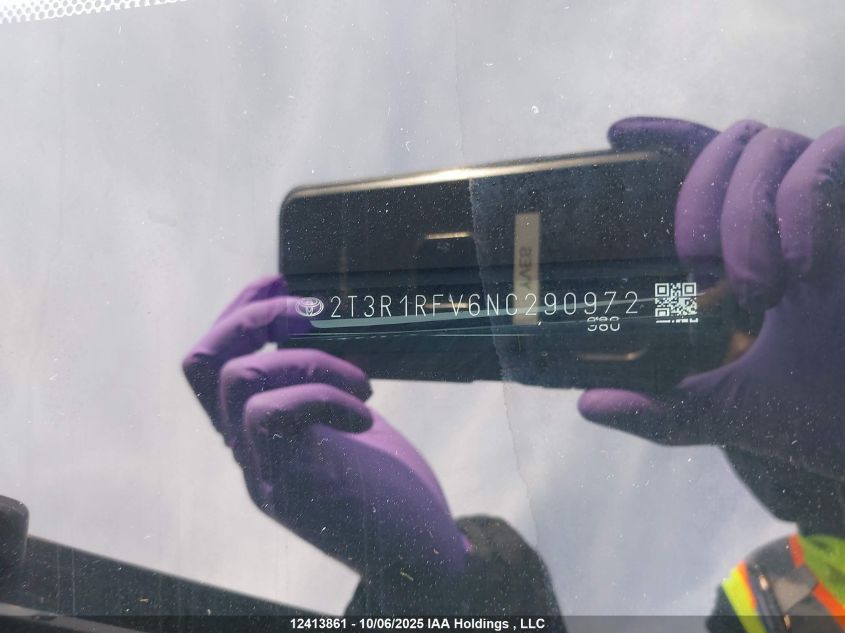 2022 Toyota Rav4 Xle/Xle Premium VIN: 2T3R1RFV6NC290972 Lot: 12413861