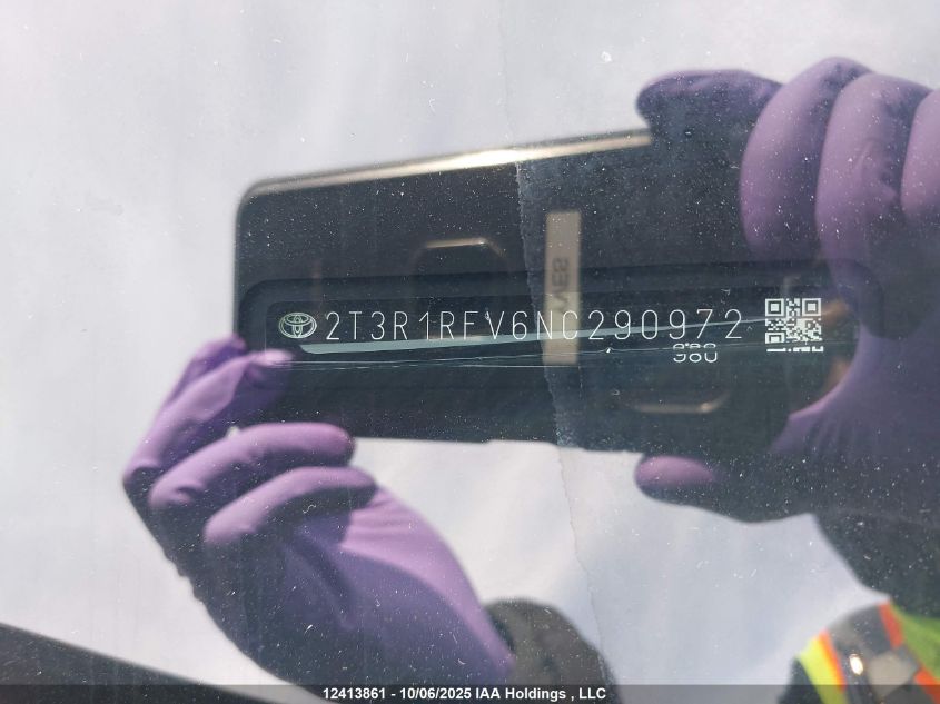 2022 Toyota Rav4 Xle/Xle Premium VIN: 2T3R1RFV6NC290972 Lot: 12413861