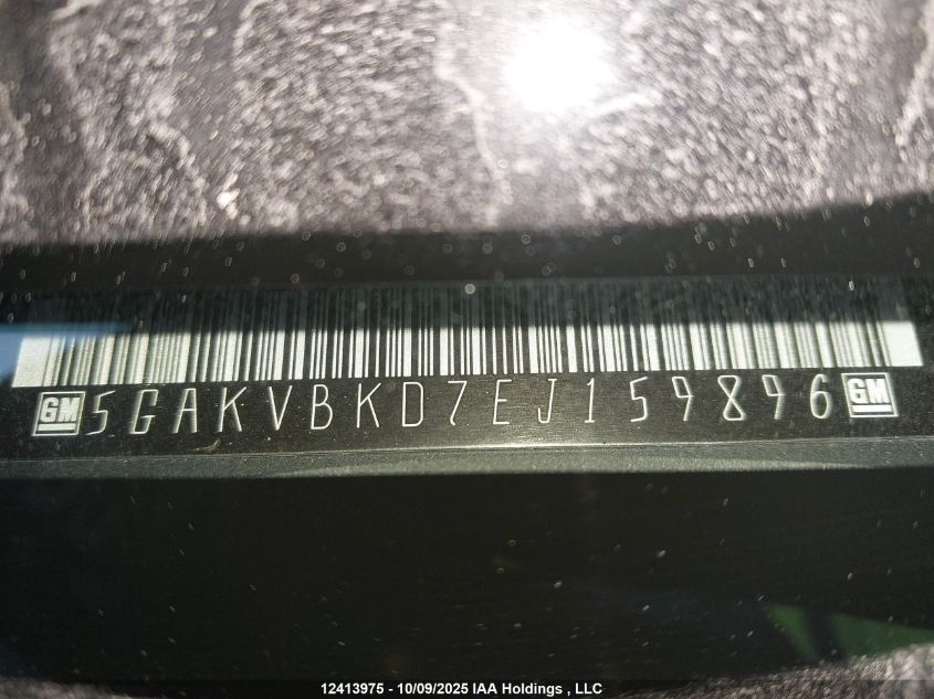 2014 Buick Enclave Leather VIN: 5GAKVBKD7EJ159896 Lot: 12413975