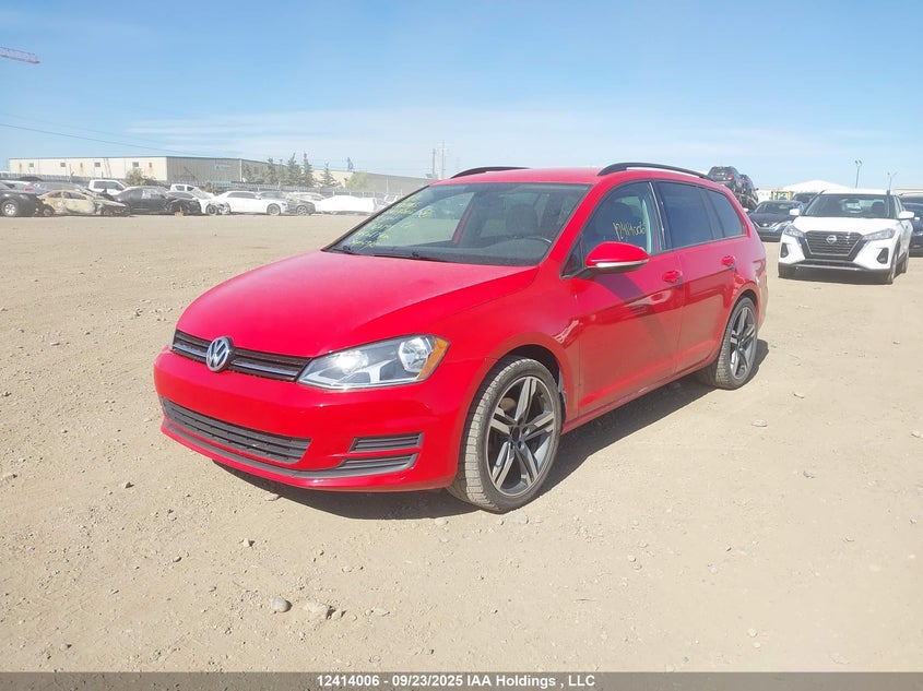 2018 Volkswagen Golf Sportwagen red null gasoline 3VW217AU5JM762199 photo #3
