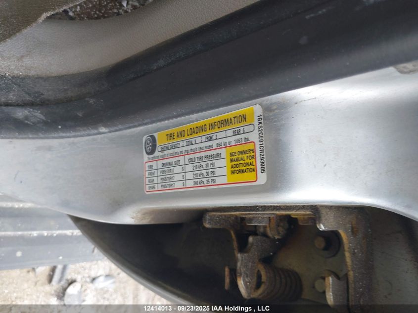 2012 GMC Yukon Slt VIN: 1GKS2CE01CR293005 Lot: 12414013