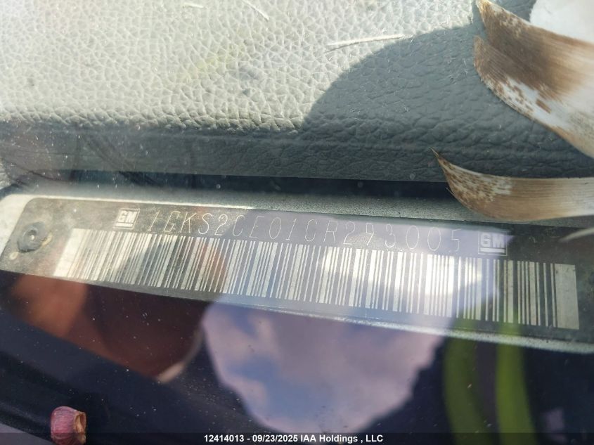 2012 GMC Yukon Slt VIN: 1GKS2CE01CR293005 Lot: 12414013