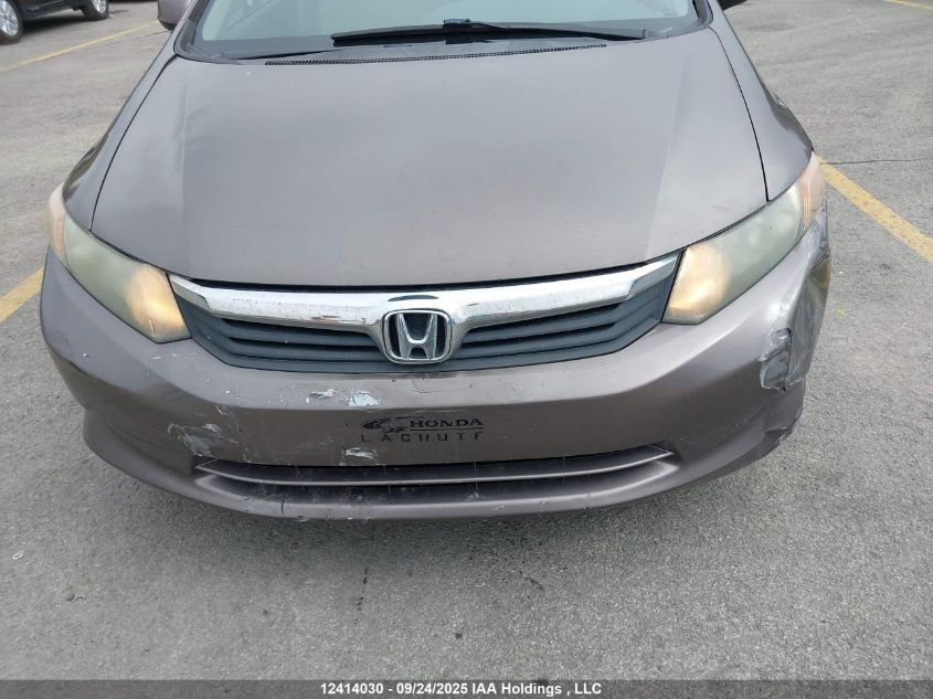 2012 Honda Civic Lx VIN: 2HGFB2F42CH023615 Lot: 12414030