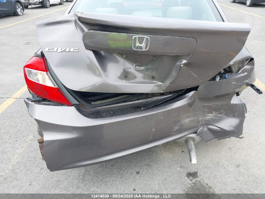 2012 Honda Civic Lx VIN: 2HGFB2F42CH023615 Lot: 12414030