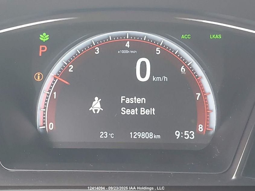 2018 Honda Civic Sport Touring VIN: SHHFK7H91JU305718 Lot: 12414094