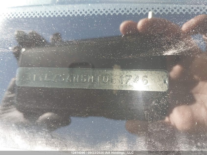 2021 Toyota Tacoma VIN: 3TYCZ5AN6MT051746 Lot: 12414096