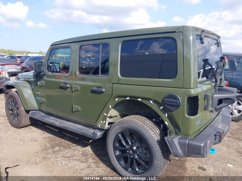2023 Jeep Wrangler 4Xe Unlimited Sahara VIN: 1C4JJXP64PW649604 Lot: 12414144