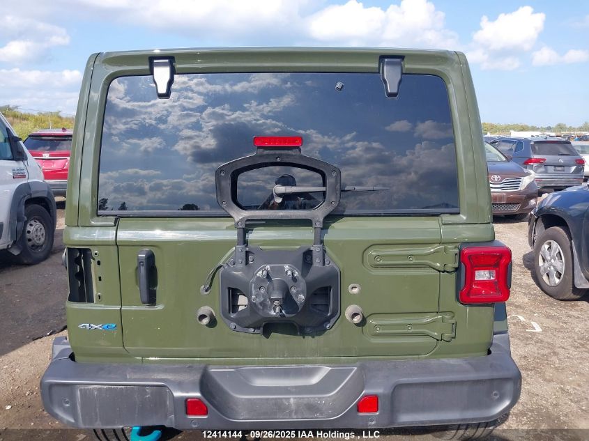 2023 Jeep Wrangler 4Xe Unlimited Sahara VIN: 1C4JJXP64PW649604 Lot: 12414144