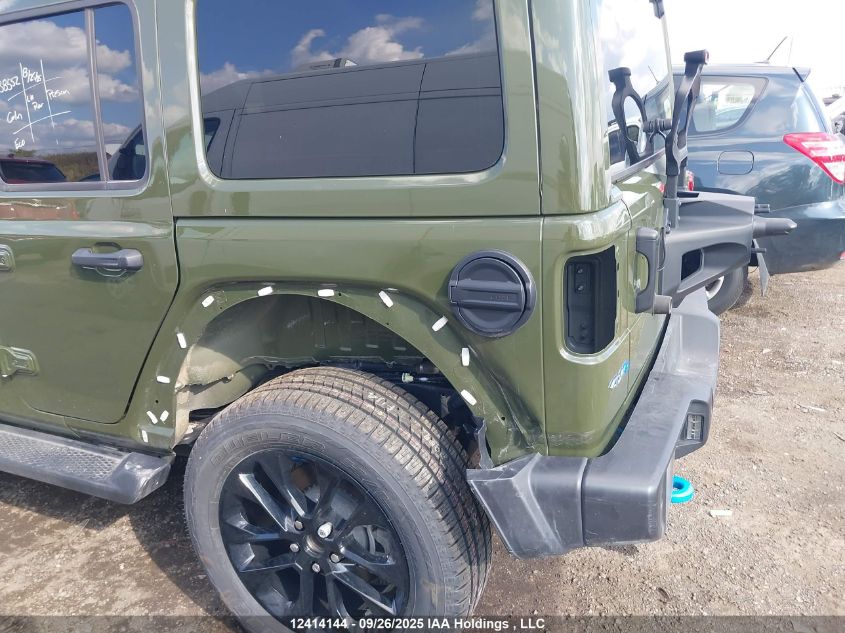 2023 Jeep Wrangler 4Xe Unlimited Sahara VIN: 1C4JJXP64PW649604 Lot: 12414144