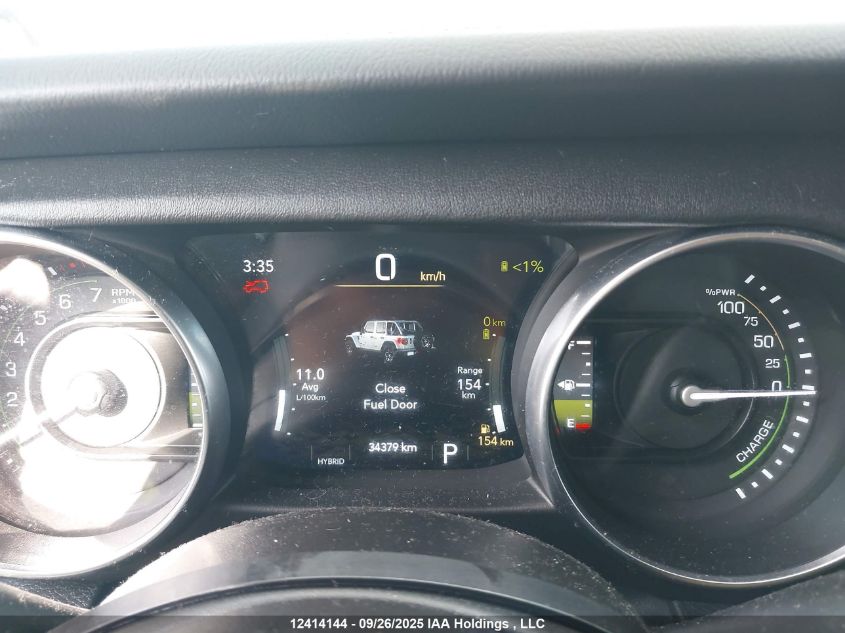 2023 Jeep Wrangler 4Xe Unlimited Sahara VIN: 1C4JJXP64PW649604 Lot: 12414144