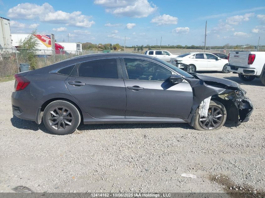 2021 Honda Civic Ex 4Dr VIN: 2HGFC2F75MH014500 Lot: 12414162