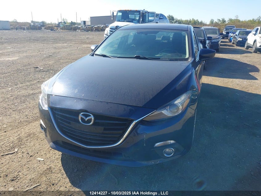 JM1BM1W32E1198490 2014 MAZDA 3 photo no. 2