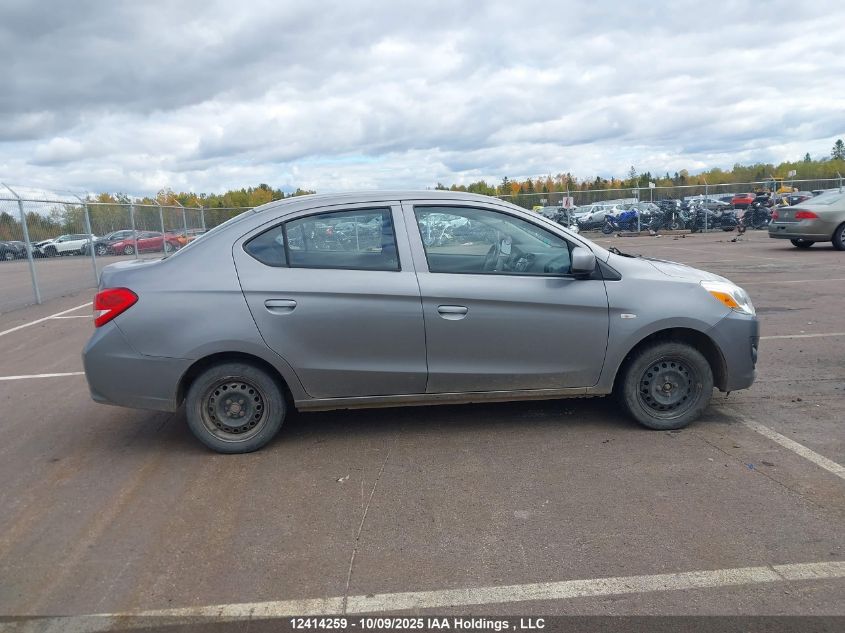 2017 Mitsubishi Mirage G4 Es VIN: ML32F3FJ2HHF07980 Lot: 12414259