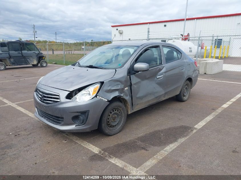 2017 Mitsubishi Mirage G4 Es VIN: ML32F3FJ2HHF07980 Lot: 12414259