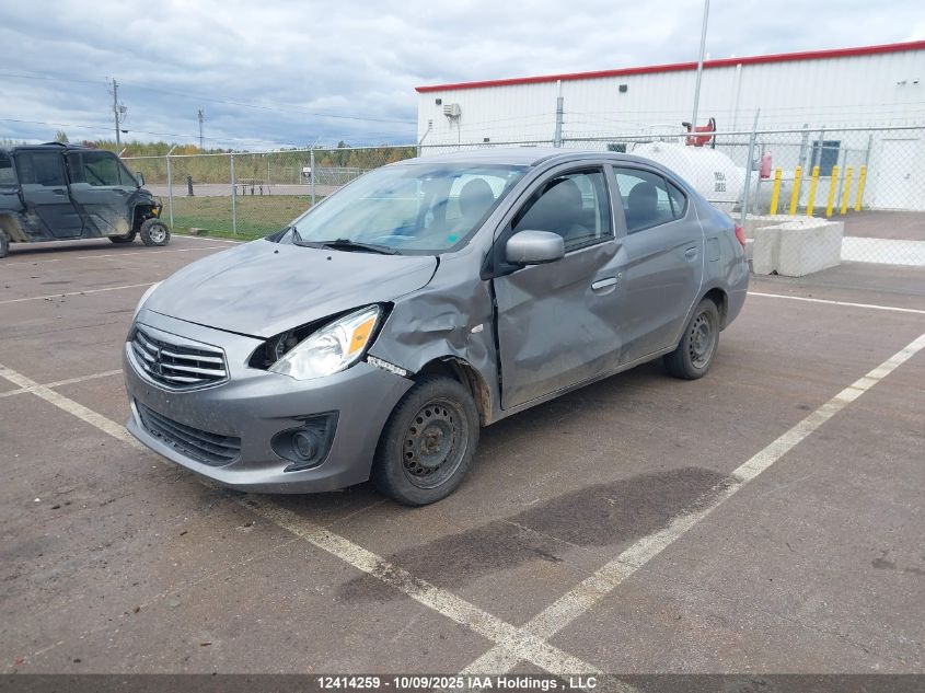 2017 Mitsubishi Mirage G4 Es VIN: ML32F3FJ2HHF07980 Lot: 12414259